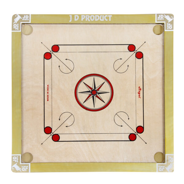 Carrom Board Medium Golden - Image 2