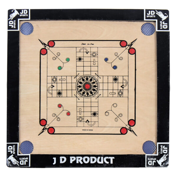 20 Inch Ludo Carrom Board In Glossy Finishing - Image 3