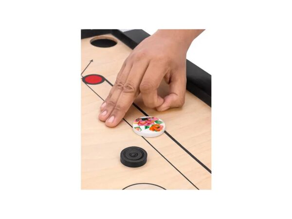 JD Sports Water Proof Dull Tournament 26 inch Medium Carrom Board With Coins - Image 6
