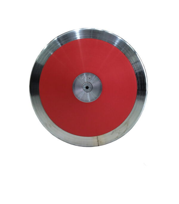 JD Sports Olympic-Grade Fiber Discus with Steel Rim – Perfect for Beginners & Elite Athletes (2 kg )