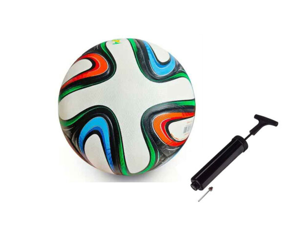 JD Sports World Cup Football With Air Pump Material Rubber Size 5 No. Pack Of 1 - Image 2